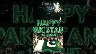 🌙✨ Happy Independence Day Pakistan 14 August | Fireworks, Jets & Celebrations 🇵🇰🎇