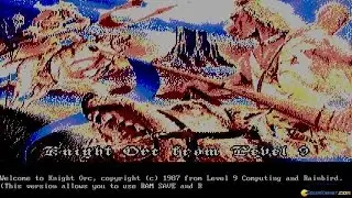 Knight Orc gameplay (PC Game, 1987)