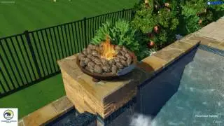 Custom Pool Dallas | Reverse Negative Edge Spillway