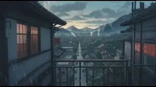 🌧️ Rainy Anime Balcony Lofi &ndash; Calm Beats for Studying, Sleeping & Deep Focus ☕
