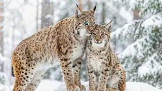 ❄️ Winter Wilderness Piano Music with Wild Animals for Deep Sleep, Stress Relief, and Healing Nights