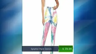 Splatter Paint Denim