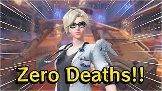 THE PERFECT MERCY GAMEPLAY (no commentary)⭐ - Overwatch 2 Competitive