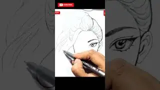 KPop Demon Hunter Girls Drawing-#kpopdemonhunters  #drawing #art #easy #cartoon  #rumi