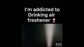 Eating air freshener