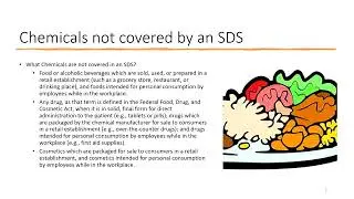 Episode 69   Hazard Communication - do I need an SDS for that?