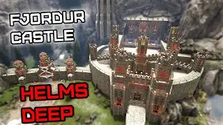 ARK: Fjordur - Helms Deep Castle Build!
