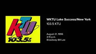 WKTU/New York (103-5 KTU) - August 21, 1996 (3:15 p.m.)