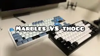 The ultimate midrange keyboard sound test- thocc vs marbles