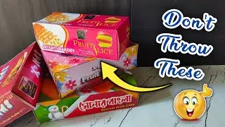 2 Creative Ways to Reuse Empty Cake Boxes | DIY Craft Ideas