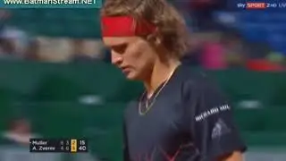 Muller - A. Zverev ATP Monte Carlo live stream youtube