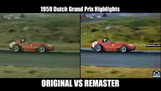 F1 1959 Dutch Grand Prix Highlights (Zandvoort) [REMASTER]