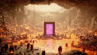 Nether Echoes 🔥🟥 &mdash; Walking alone through red stone paths and silent lava skies.