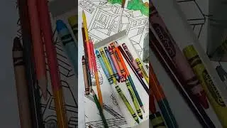 City Coloring Roll #short #coloring #coloringroll #kidsdrawing #drawing