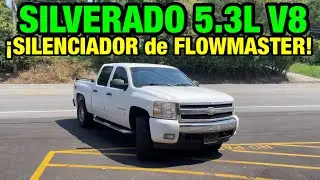 2008 Chevy Silverado 5.3L V8 EXHAUST w/ FLOWMASTER SUPER 44!