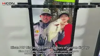 fishing rod display made by Hicon POP Displays Ltd