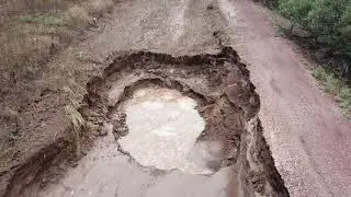 Damage on the Prescott Peavine Trail - July 2018