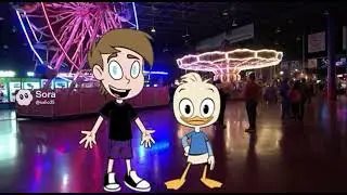 News reports Aiden and Dewey/David having fun in the indoor amusement park 