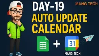 Google Apps Script Secrets Revealed I Automated Google Calendar with Sheets | DAY-19 | Coding Master