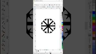 Text logo TT in corel draw #logo #logodesign #shorts