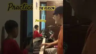 The Reason | Hoobastank | practicing the intro with my Son on drums #thereason #hoobastank #drummer