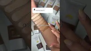 Blurring Skin Tint Shade Swatches