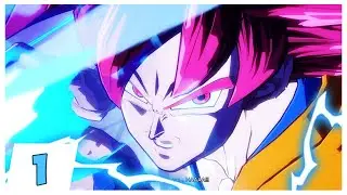 SUPER SAIYAN GOD GOKU MODDED DRAMATIC FINISHES! [Dragon Ball FighterZ] [#1]