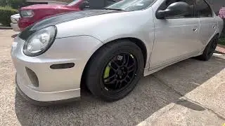 Two Dodge SRT-4&rsquo;s outside Modern Performance