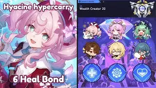 Hyacine hypercarry 6 Heal Bond | Currency Wars A8 20 | Honkai Star Rail 3.8