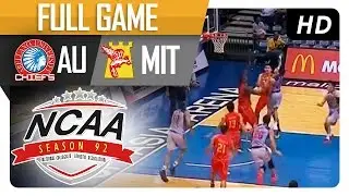AU vs MIT | Full Game | 3rd Quarter | NCAA 92 - September 30, 2016