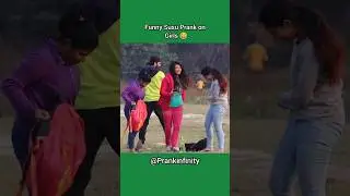 Susu Prank on girls Best Reaction prank on girls  #shorts