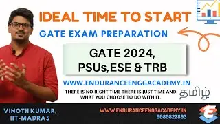 When to start GATE Exam Preparation? | in Tamil | GATE, PSUs, TRB & ESE