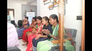 Meditation & health management fr construction workers by doctors. #healthcamp #constructionworkers
