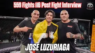 559 Fights #116 Post Fight Interview | Jose Luzuriaga Discusses 2nd Round Finish, Ecuadorian Roots