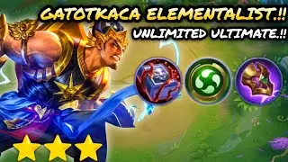 GATOTKACA ELEMENTALIST.!! UNLIMITED ULTIMATE.!! MAGIC CHESS MOBILE LEGENDS