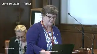 Senator Sollman delivers a series of Remonstrances on Economic Development