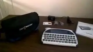 Lightwriter SL40 walkthrough of SMS, phone calls, and text to speech