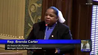 Rep. Brenda Carter Passes Poverty and Homelessness Awareness Month