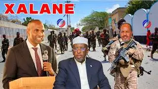 DEG DEG: Sh Shariif iyo Kheyre oo Cabsi darteed u cararay Xalane, Mucaaradka oo xaalka ku xun yahay