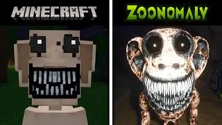 Monster Monkey in Zoonomaly VS Minecraft