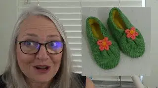 How to Machine Knit Easy Lined Slippers Part 1