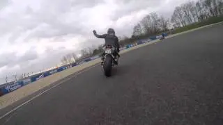 circuit carole compile chute frayeur...MT07 dernier week end de fevrier 2016