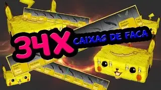 ABRI 34 CAIXAS DE FACA E 6 MEWTWOKING - UMA MEDUSA EM CAIXA???