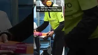 Get your favorite veg thali delivered to your train seat