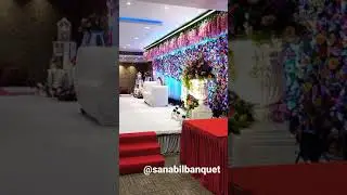 Royal Wedding Decoration | Sanabil Banquet #shorts #viral #trending