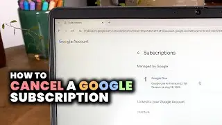 Как отменить подписку Google