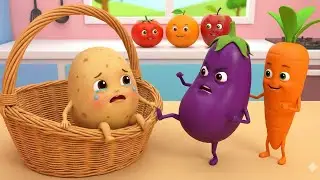 आलू कचालू बेटा कहाँ गए थे? | Aloo Kachalu Cartoon Song | Popular Hindi Rhymes