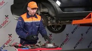 Cum se schimba discurile de frână, placutele de frana din spate pe BMW X3 E83 TUTORIAL  | AUTODOC