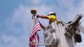 Comcast Technicians Bring Operation Old Glory to Whidbey Island