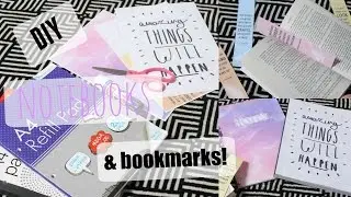 B2S Week | Day TWO: DIY Notebooks & Bookmarks | Luce Stephenson